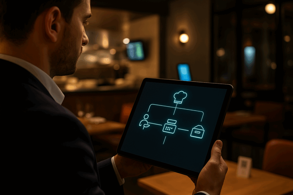 Organigrama de un restaurante